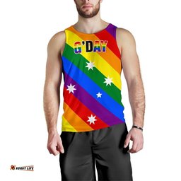 Men Tank Top - G Day Mens Tank Lgbt Color