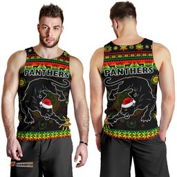 Penrith Panthers Christmas Men's Tank Top Indigenous