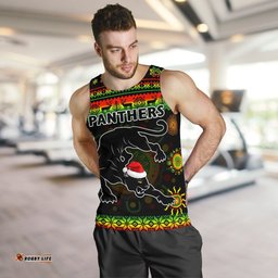 Penrith Panthers Christmas Men's Tank Top Indigenous