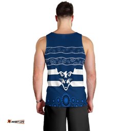 Cats Indigenous Men Tank Top Football Geelong