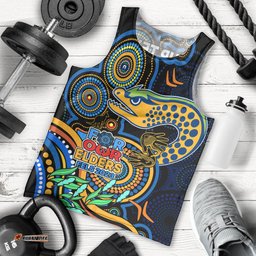 Custom Eels Rugby Aboriginal Art Men Tank Top NAIDOC Indigenous Tribal