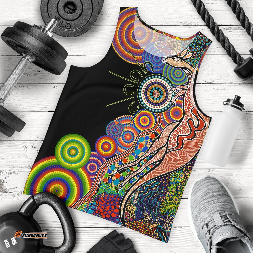 Australia Men's Tank Top Aboriginal Style NO.1