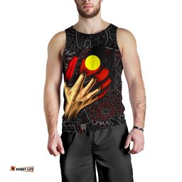 Aboriginal Men's Tank Top - Aboriginal Blood In Me