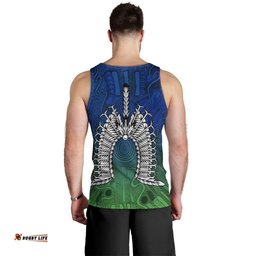Torres Strait Islander Men's Tank Top - Dhari Mask
