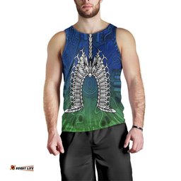Torres Strait Islander Men's Tank Top - Dhari Mask