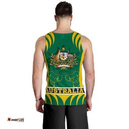 Tank Top - Australian Coat Of Arms Tank Koala - Men-