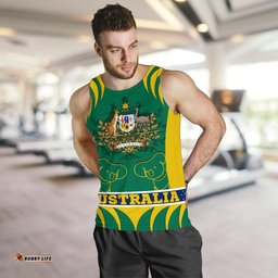 Tank Top - Australian Coat Of Arms Tank Koala - Men-