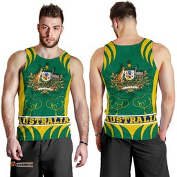 Tank Top - Australian Coat Of Arms Tank Koala - Men-