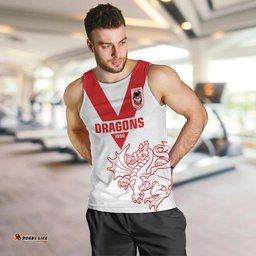 Dragons Rugby Men Tank Top Simple St George Illawarra