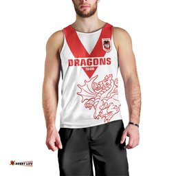 Dragons Rugby Men Tank Top Simple St George Illawarra