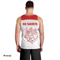 Dragons Rugby Men Tank Top Simple St George Illawarra