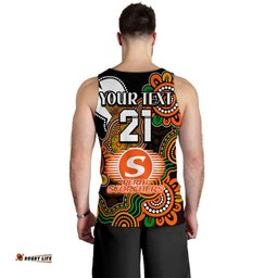 (Custom Personalised) Perth Scorchers Cricket Men Tank Top NAIDOC Torres Strait For Our Elders