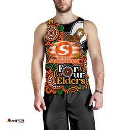 (Custom Personalised) Perth Scorchers Cricket Men Tank Top NAIDOC Torres Strait For Our Elders
