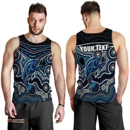 (Custom Personalised) Fishing Aboriginal Men Tank Top No.1