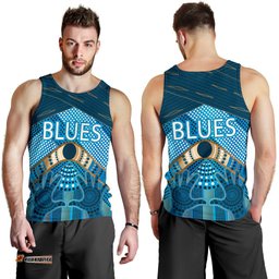 New South Wales Rugby League Men's Tank Top Blues Indigenous