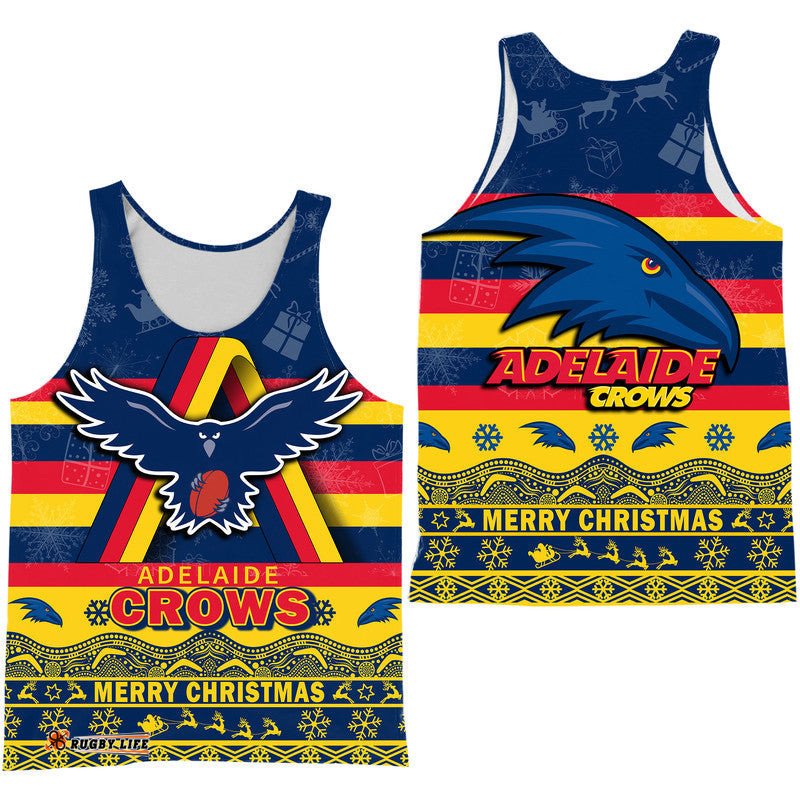 Adelaide Crows Unique Winter Season Men Tank Top Adelaide Merry Christmas