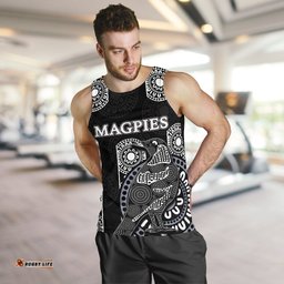 Magpies Men's Tank Top Aboriginal