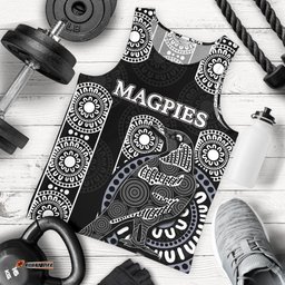 Magpies Men's Tank Top Aboriginal