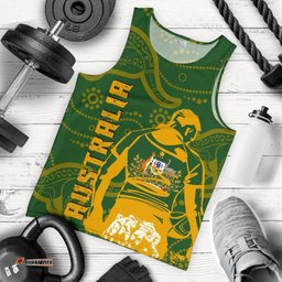 Australia Flag Men'S Tank Top - Rugby Winner