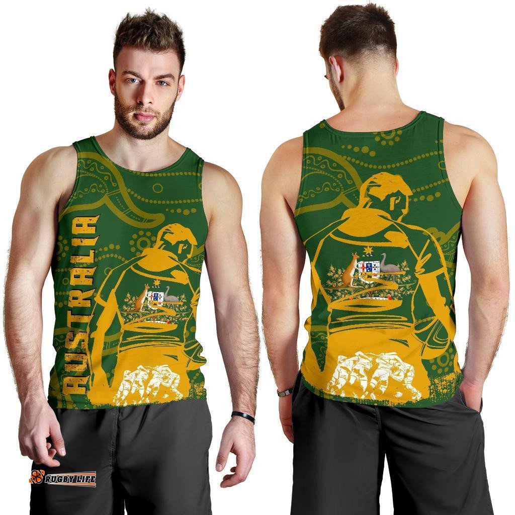 Australia Flag Men'S Tank Top - Rugby Winner