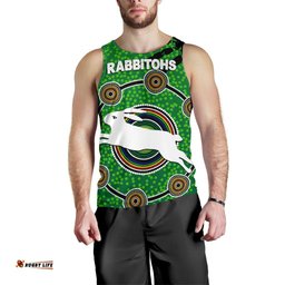 Naidoc Rabbitohs Men Tank Top Aboriginal Vibes No.1