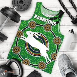 Naidoc Rabbitohs Men Tank Top Aboriginal Vibes No.1