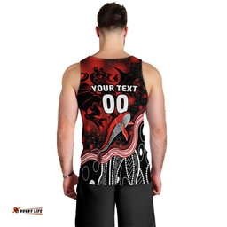 (Custom Personalised) Dragons Men's Tank Top St. George Special Style