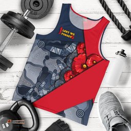 Aboriginal Tank Top (Men), Anzac Day