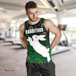 Rabbitohs Men Tank Top Simple Indigenous