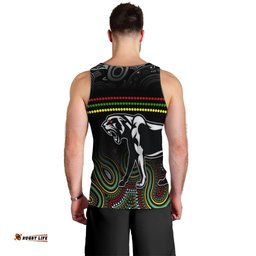 Panthers Indigenous Men Tank Top Premiers Penrith Champion