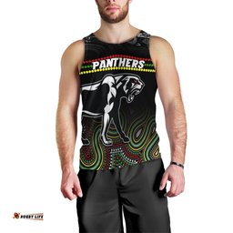 Panthers Indigenous Men Tank Top Premiers Penrith Champion