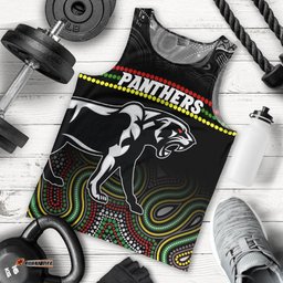 Panthers Indigenous Men Tank Top Premiers Penrith Champion