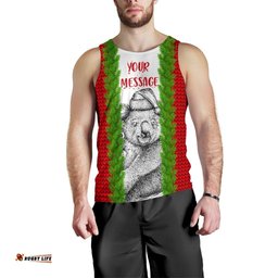 Custom Australia Christmas Men's Tank Top - Merry Christmas Koala