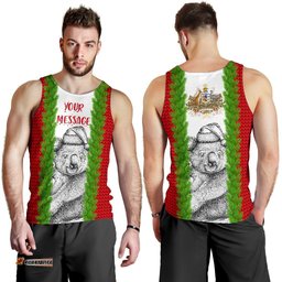 Custom Australia Christmas Men's Tank Top - Merry Christmas Koala