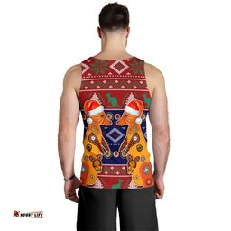 Christmas Australia Men's Tank Top - Mother Kangaroo In Christmas