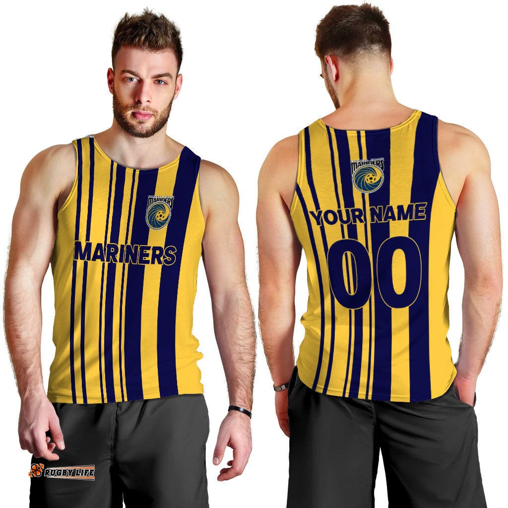 (Custom Personalised) Central Coast Mariners Pride Men Tank Top -