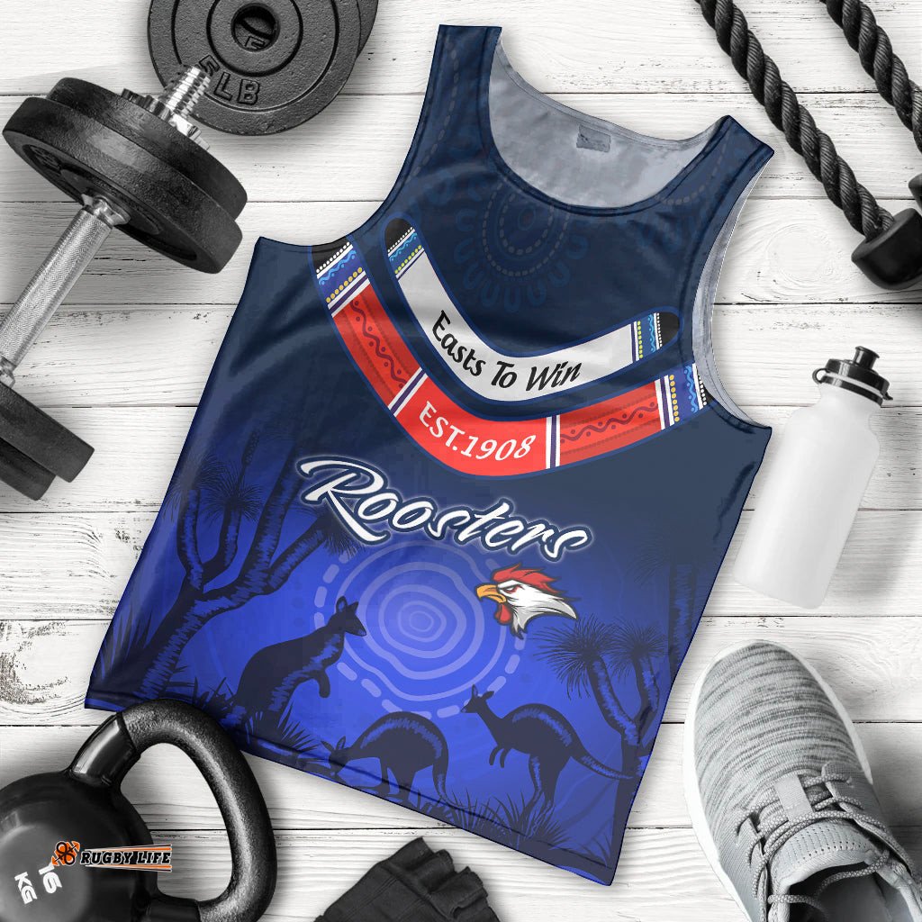 Rosster Easts To Win Men Tank Top Sydney Rugby est 1908 Boomerang Indeginous