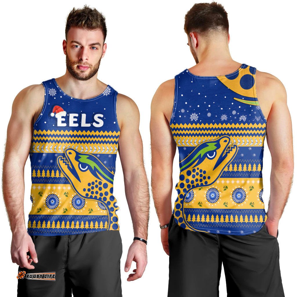 Eels Unique Men Tank Top Merry Christmas Parramatta