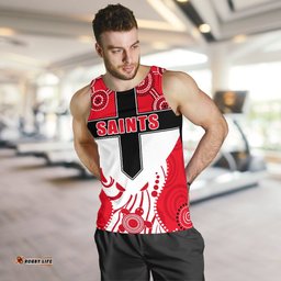 Saints Enthusiasm Men Tank Top St Kilda Indigenous