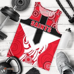Saints Enthusiasm Men Tank Top St Kilda Indigenous