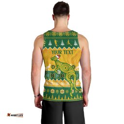 Personalised Australia Soccer Christmas Men Tank Top All I Want For Xmas Is Matildas