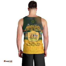 Matildas Pride Men Tank Top LGBT Kangaroo Australian Proud