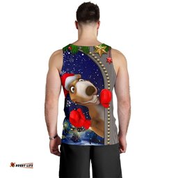 Christmas  Men's Tank Top - Funny Kangaroo Christmas-
