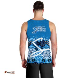 Adelaide Strikers Men Tank Top - Aboriginal Style Of Dot -