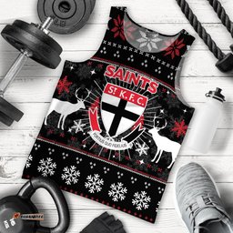St Kilda Men Tank Top - Christmas Ugly Style -