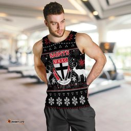 St Kilda Men Tank Top - Christmas Ugly Style -