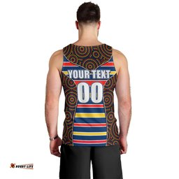 AFL - Crows Men Tank Top Mix Dot Aboriginal