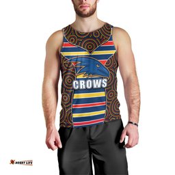 AFL - Crows Men Tank Top Mix Dot Aboriginal