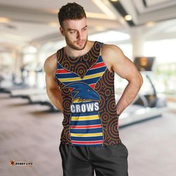 AFL - Crows Men Tank Top Mix Dot Aboriginal