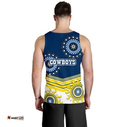 Proud Cowboys Men Tank Top Indigenous North Queensland